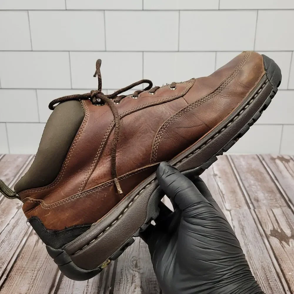 Timberland Trek Travel Leather Hiking Boots Brown Men's Size 11